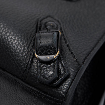 Balenciaga Black Calfskin Leather MIni Neo Classic Top Handle Bag