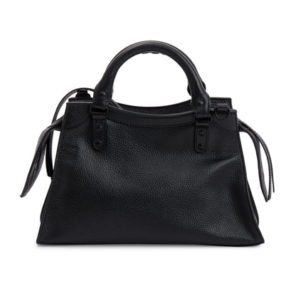 Balenciaga Black Calfskin Leather Neo Classic XS City Bag