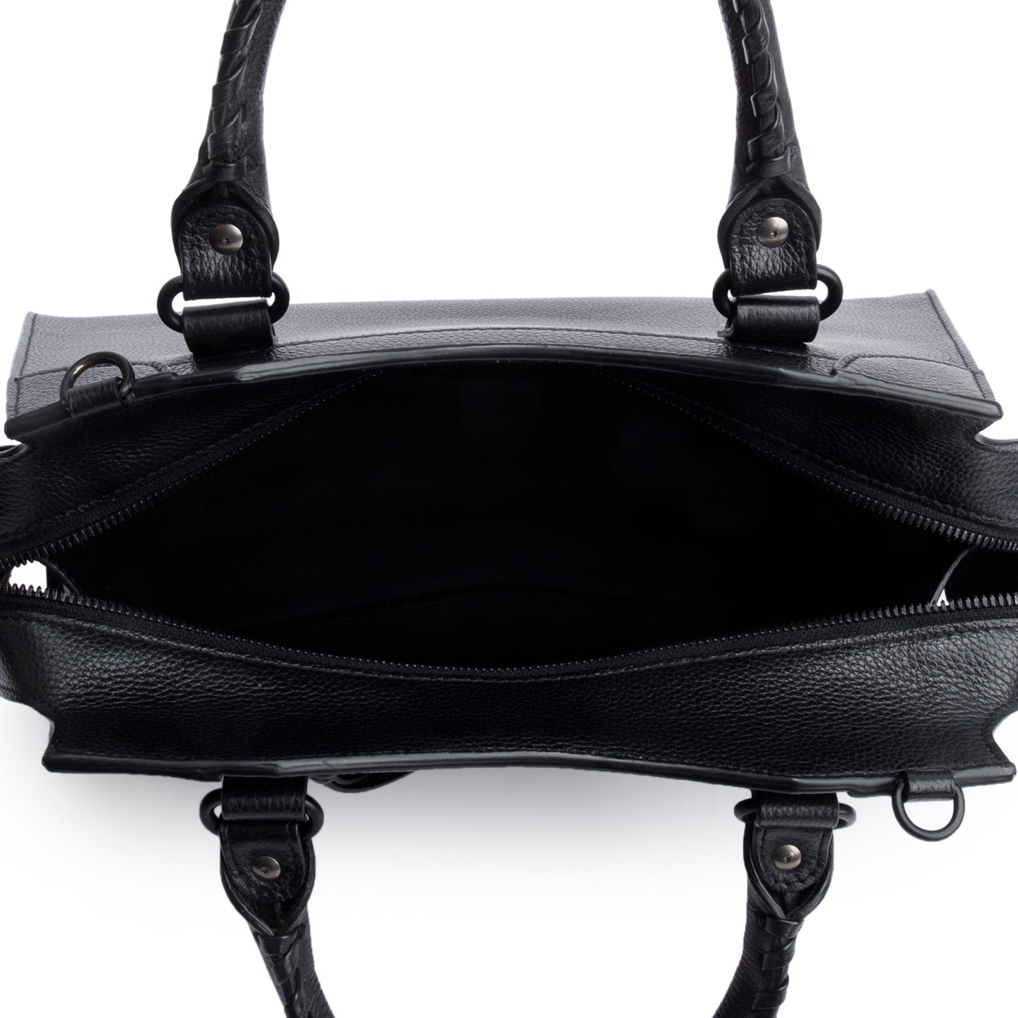 Balenciaga Black Calfskin Leather Small Neo Classic Top Handle Bag