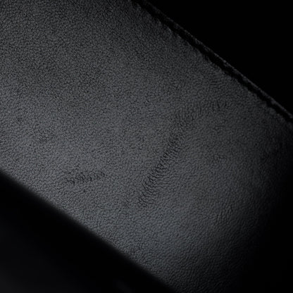 Balenciaga Black Croc-Embossed Leather XS Hourglass Top Handle Bag