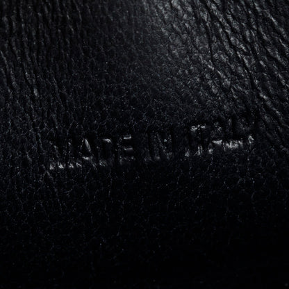 Balenciaga Black Glitter Satin XS Hourglass Top Handle Bag