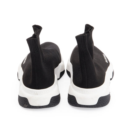 Balenciaga Black Knit Speed LT Trainer Sock Sneaker, Size 37