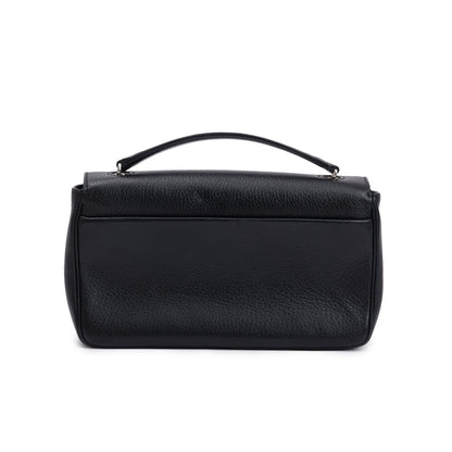 Balenciaga Black Leather Everyday Wallet On Chain