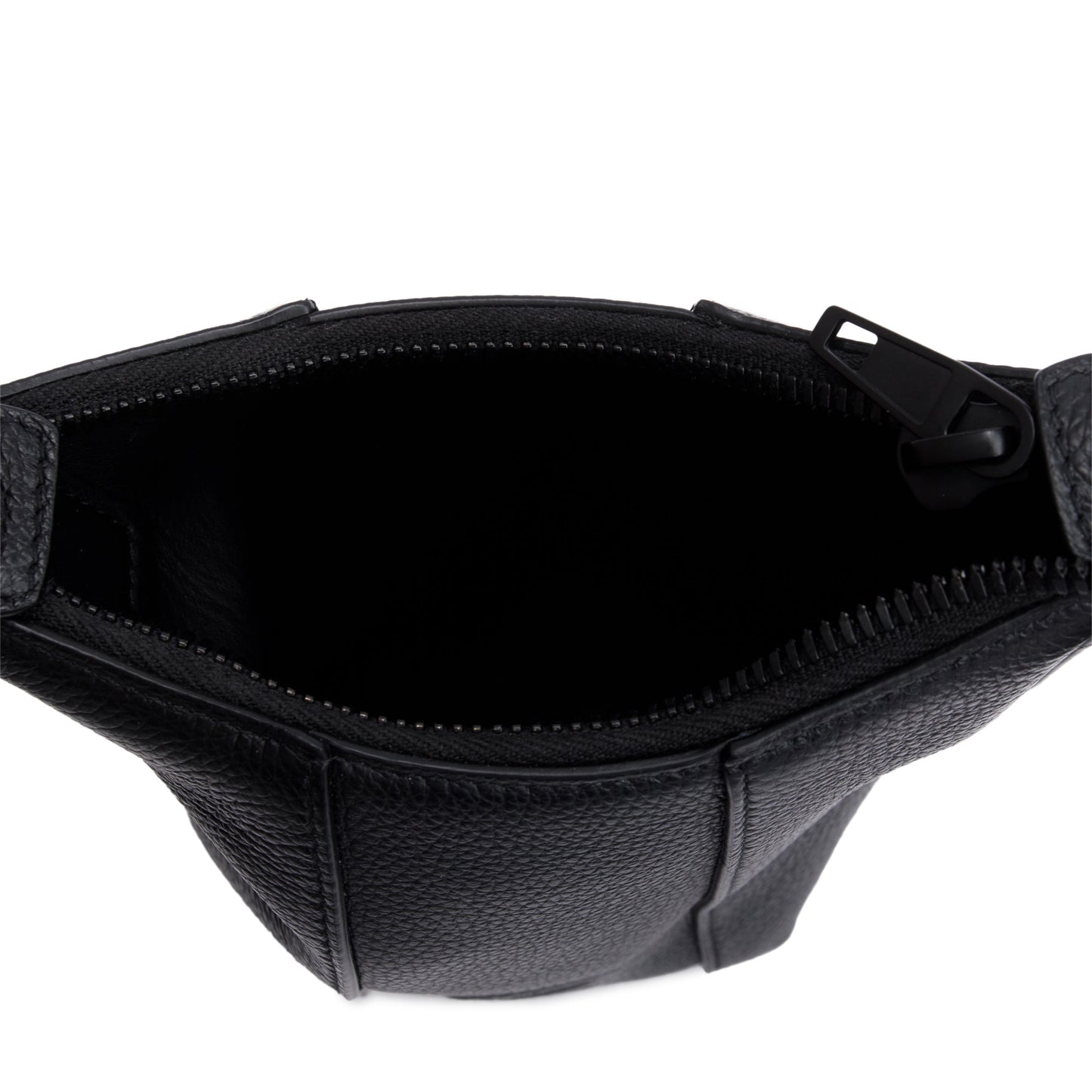 Balenciaga Black Leather Hourglass Phone Holder Crossbody Bag