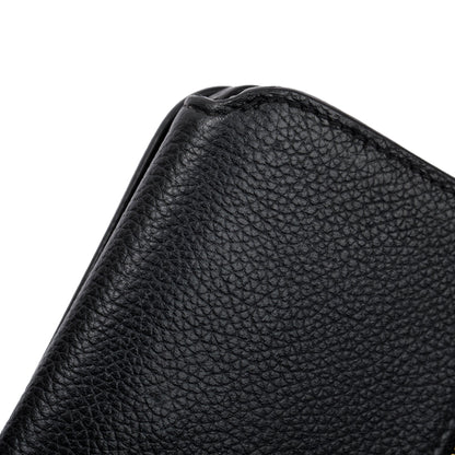 Balenciaga Black Leather Phone Holder Wallet on Chain