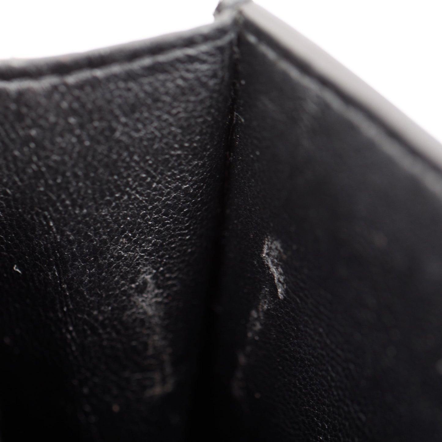 Balenciaga Black Leather Phone Holder Wallet on Chain