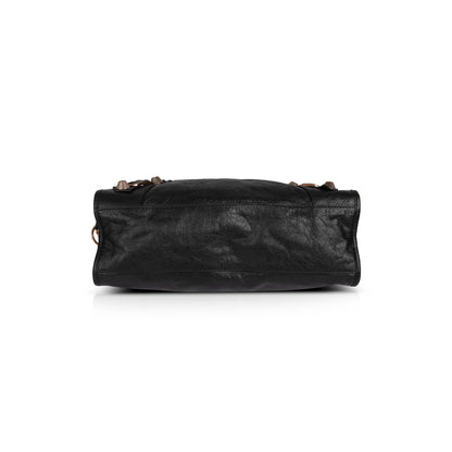 Balenciaga Black Motocross Giant 21 City Bag
