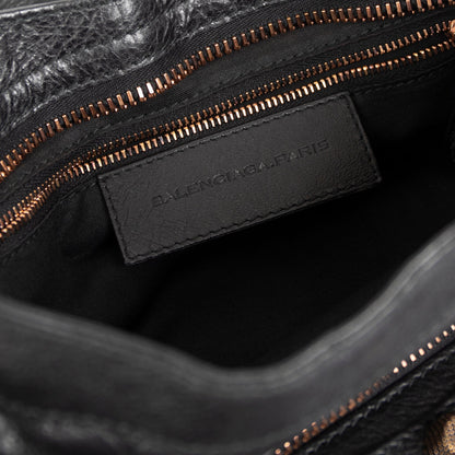 Balenciaga Black Motocross Giant 21 City Bag