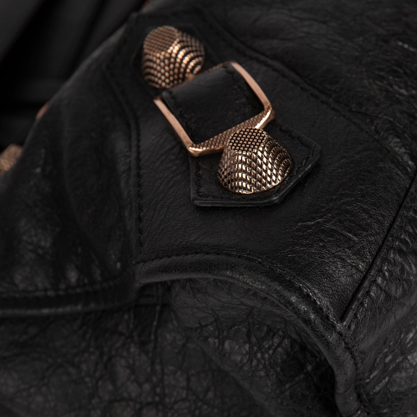 Balenciaga Black Motocross Giant 21 City Bag