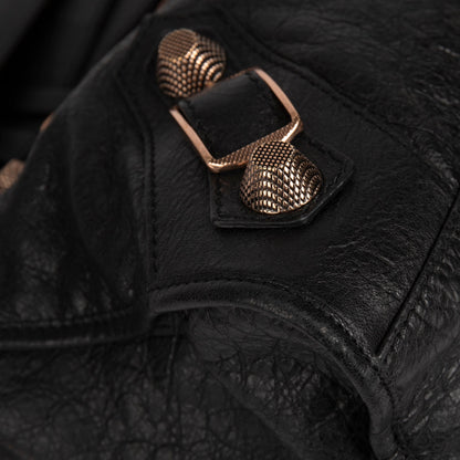 Balenciaga Black Motocross Giant 21 City Bag