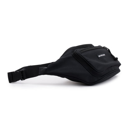 Balenciaga Black Nylon Explorer Belt Bag