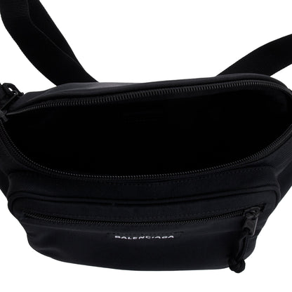 Balenciaga Black Nylon Explorer Belt Bag