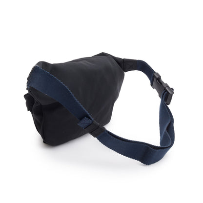 Balenciaga Black/Navy Nylon Wheel Belt Bag