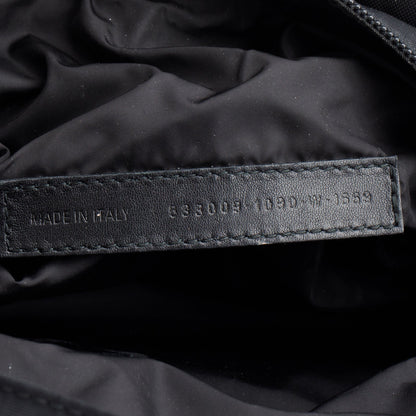 Balenciaga Black/Navy Nylon Wheel Belt Bag