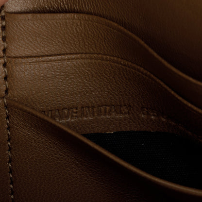 Balenciaga Brown BB Canvas Hourglass Wallet on Chain
