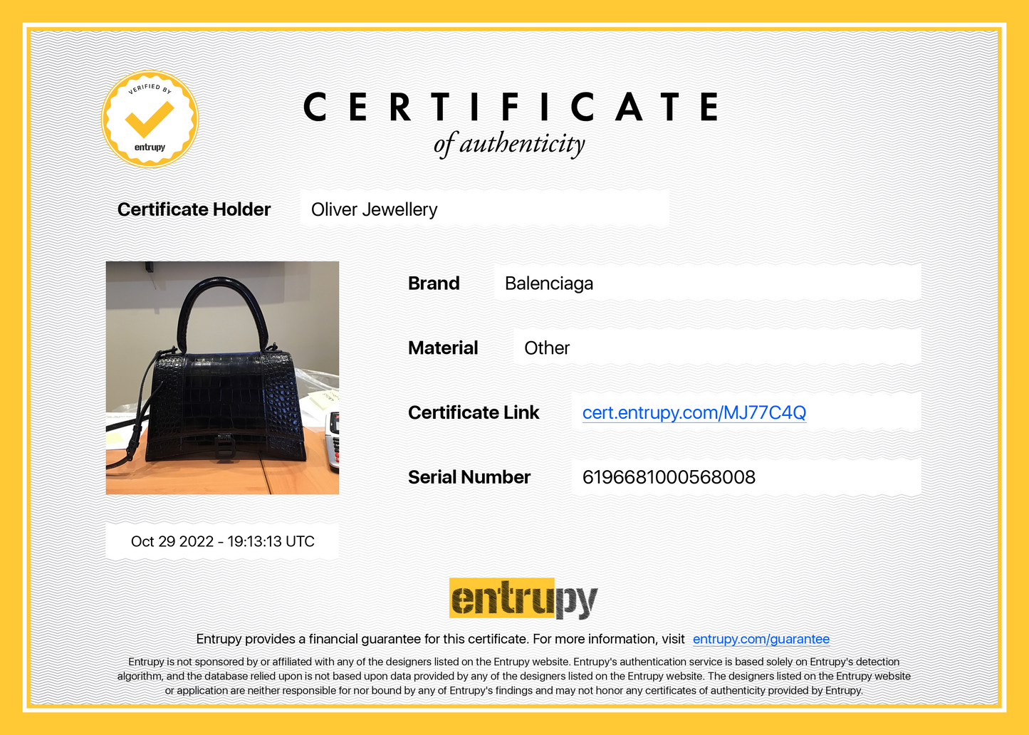Balenciaga Croc-Embossed Hourglass Medium Top Handle Bag