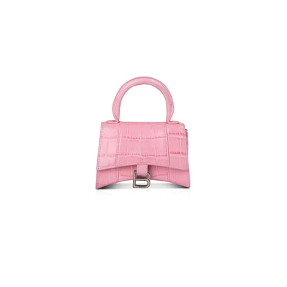 Balenciaga Croc-Embossed Mini Hourglass Bag