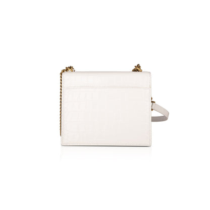 Balenciaga Croc-Embossed Sharp S Chain Bag