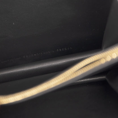 Balenciaga Croc-Embossed Sharp S Chain Bag