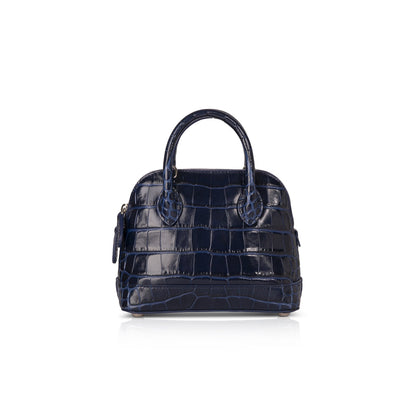 Balenciaga Croc Embossed Ville XXS Top Handle Bag