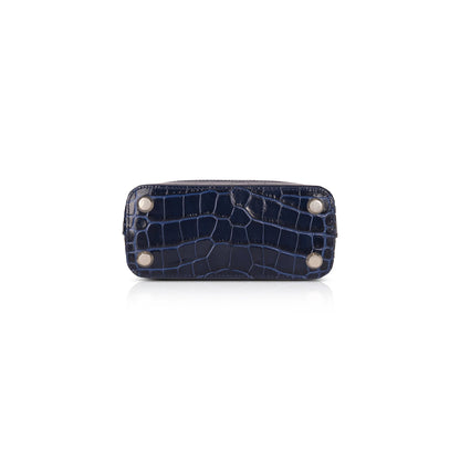 Balenciaga Croc Embossed Ville XXS Top Handle Bag
