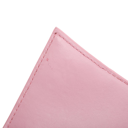 Balenciaga Crocodile Embossed Hourglass Wallet on Chain