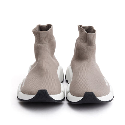 Balenciaga Dark Beige Knit Speed LT Trainer Sock Sneaker, Size 35