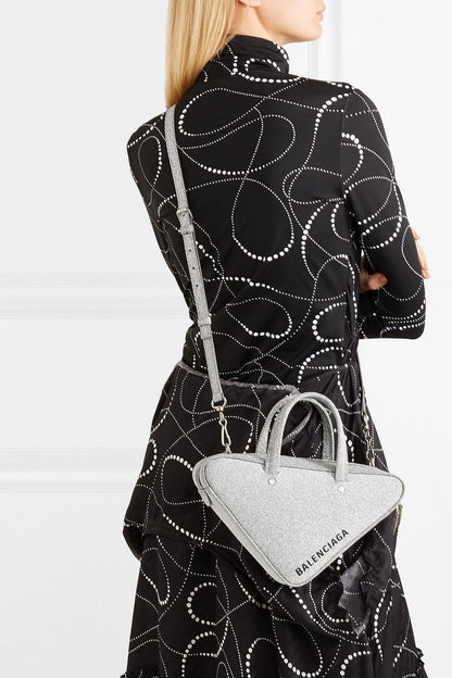 Balenciaga Glitter Triangle Bag