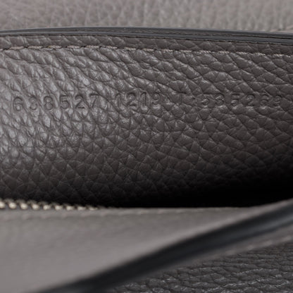 Balenciaga Grey Calfskin Leather Nano Neo Classic Top Handle Bag