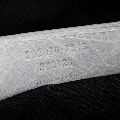 Balenciaga Grey Motocross Agneau Leather Giant 12 City Bag