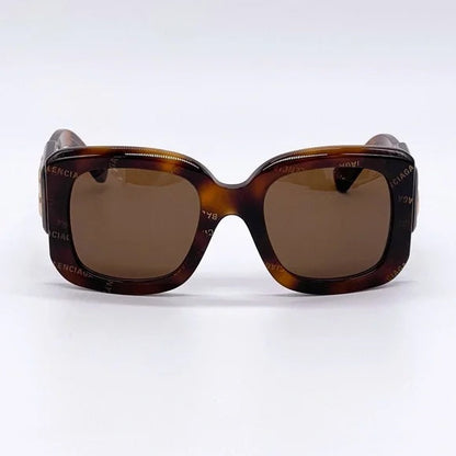 BALENCIAGA HAVANA RECTANGLE SUNGLASSES BB0069S