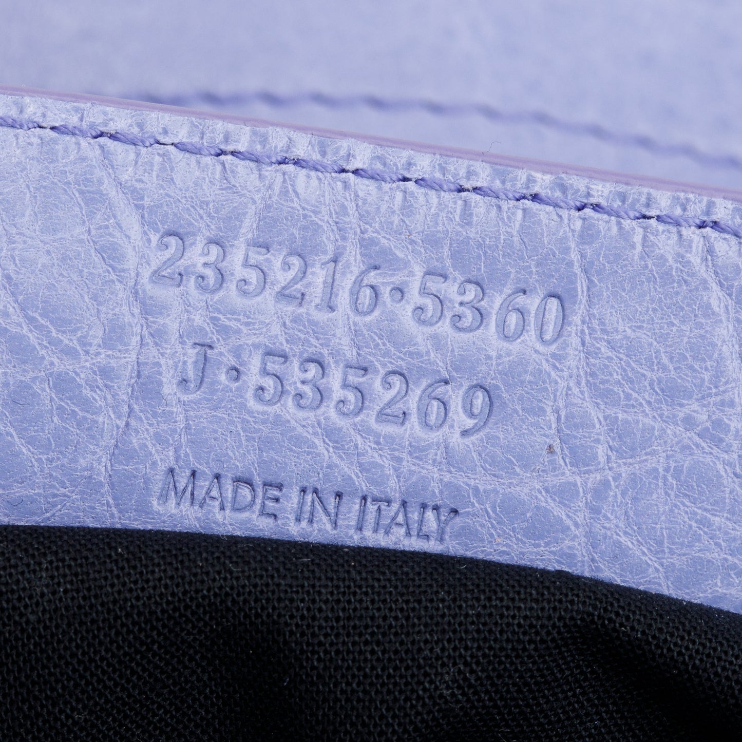 Balenciaga Lavender Agneau Leather City Velo Bag