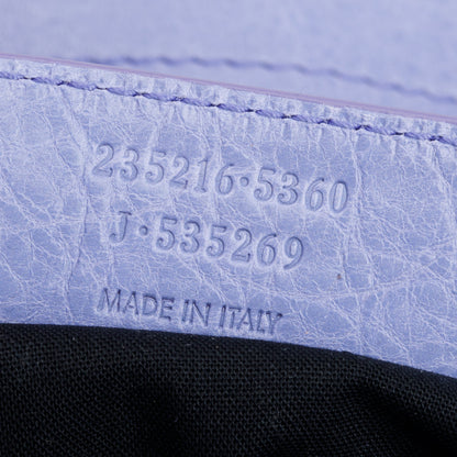 Balenciaga Lavender Agneau Leather City Velo Bag