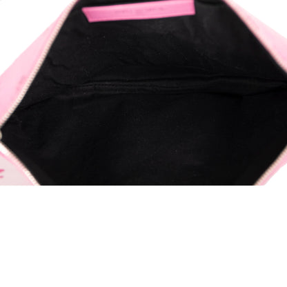 Balenciaga Logo Leather Bazar Pouch