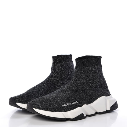 Balenciaga Lurex Womens Tess S Gomma Sneakers