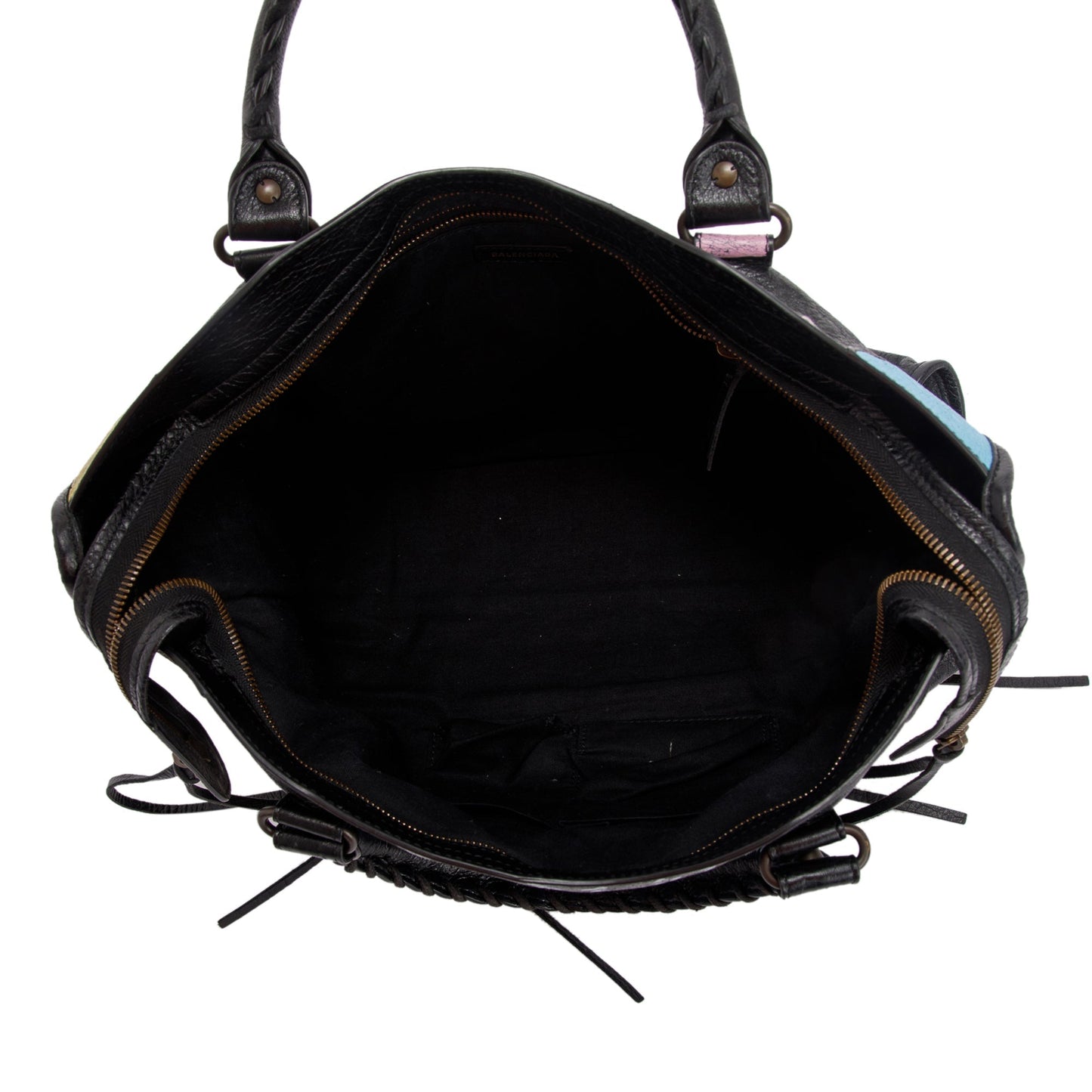 Balenciaga Medium Graffiti Motocross Classic City Bag