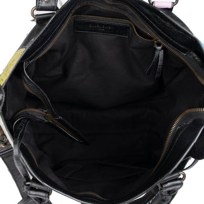 Balenciaga Medium Graffiti Motocross Classic City Bag