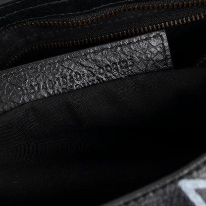 Balenciaga Medium Graffiti Motocross Classic City Bag
