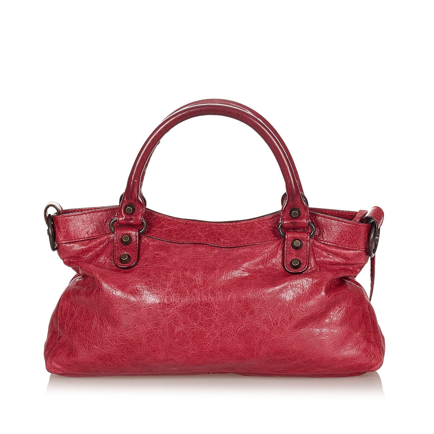 Luxury Balenciaga Trending 2025 Motocross Classic First Leather Satchel (SHG-22045)