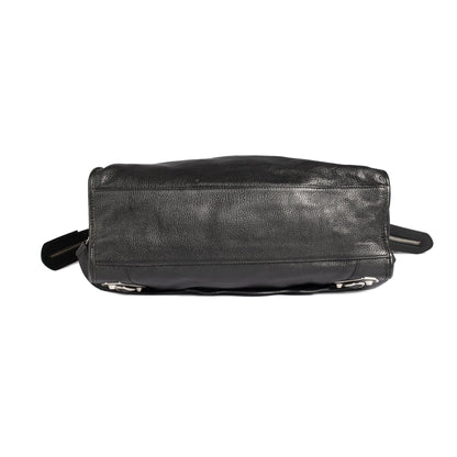 Balenciaga Motocross Classic Silver City Bag