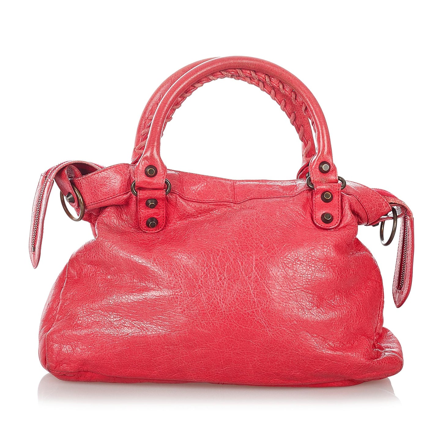 Luxury Balenciaga Trending 2025 Motocross Classic Town Leather Satchel (SHG-26839)