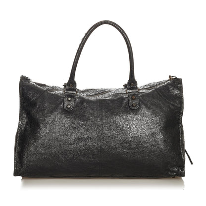 Luxury Balenciaga Trending 2025 Motocross Classic Work Lambskin Leather Handbag (SHG-26627)