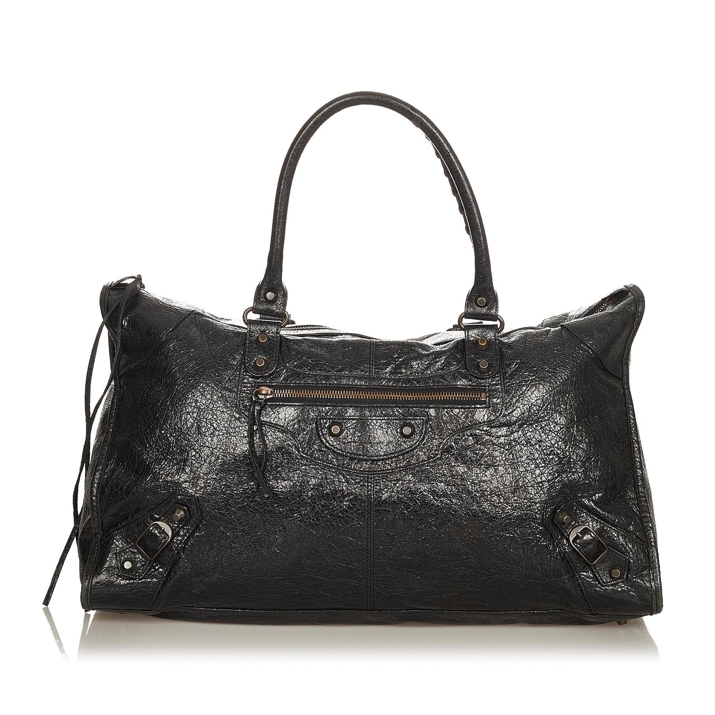 Luxury Balenciaga Trending 2025 Motocross Classic Work Lambskin Leather Handbag (SHG-26627)