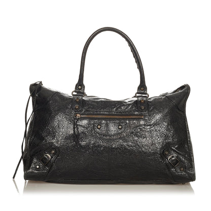 Luxury Balenciaga Trending 2025 Motocross Classic Work Lambskin Leather Handbag (SHG-26627)