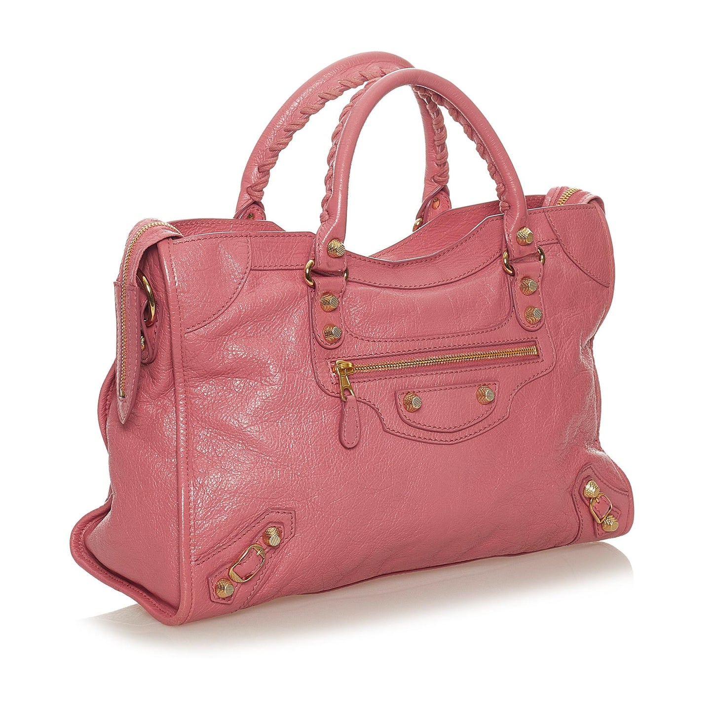 Luxury Balenciaga Trending 2025 Motocross Giant 12 City Lambskin Leather Satchel (SHG-27444)
