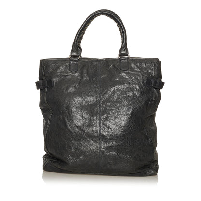 Luxury Balenciaga Trending 2025 Motocross Hexagon Lambskin Leather Tote Bag (SHG-28781)
