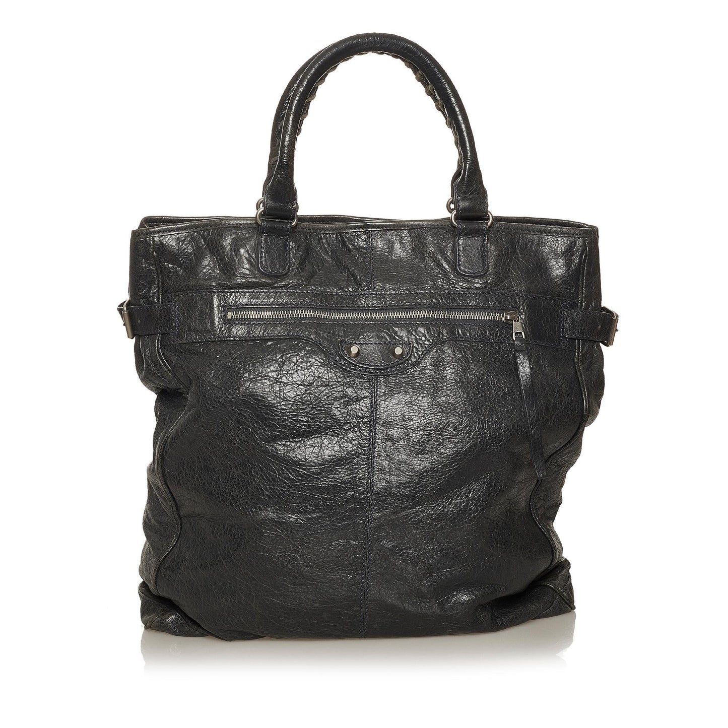 Luxury Balenciaga Trending 2025 Motocross Hexagon Lambskin Leather Tote Bag (SHG-28781)