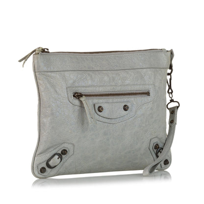 Luxury Balenciaga Trending 2025 Motocross Lambskin Leather Clutch Bag (SHG-37473)