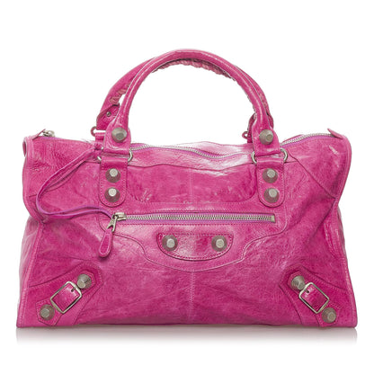 Luxury Balenciaga Trending 2025 Motocross Leather Giant Brogues Work Bag (SHG-28227)