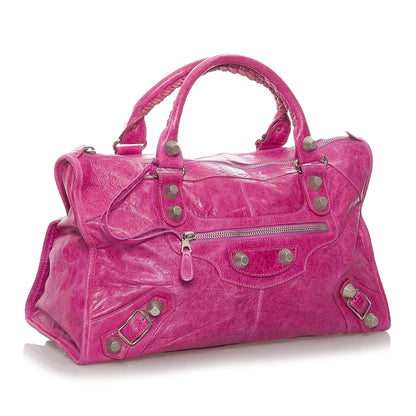Luxury Balenciaga Trending 2025 Motocross Leather Giant Brogues Work Bag (SHG-28227)